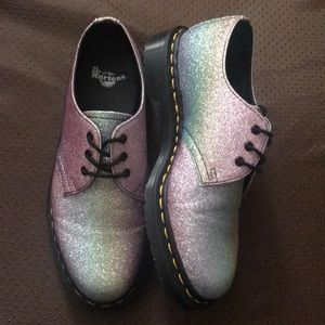 Dr. Martens wingtip glitter